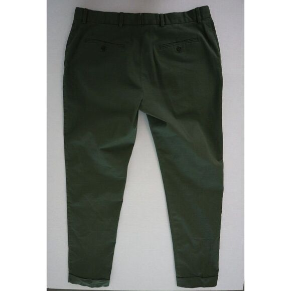 Polo Ralph Lauren Men's 38x34 New Army Olive Green Stretch Chino Suit Pants $148 - Picture 2 of 11